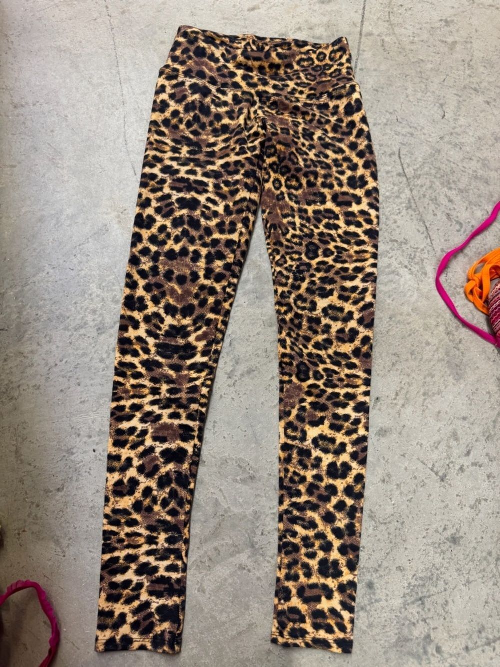 Brazilwear Athletic Leggings - Cheetah Print Size Small LIKE NEW Spandex